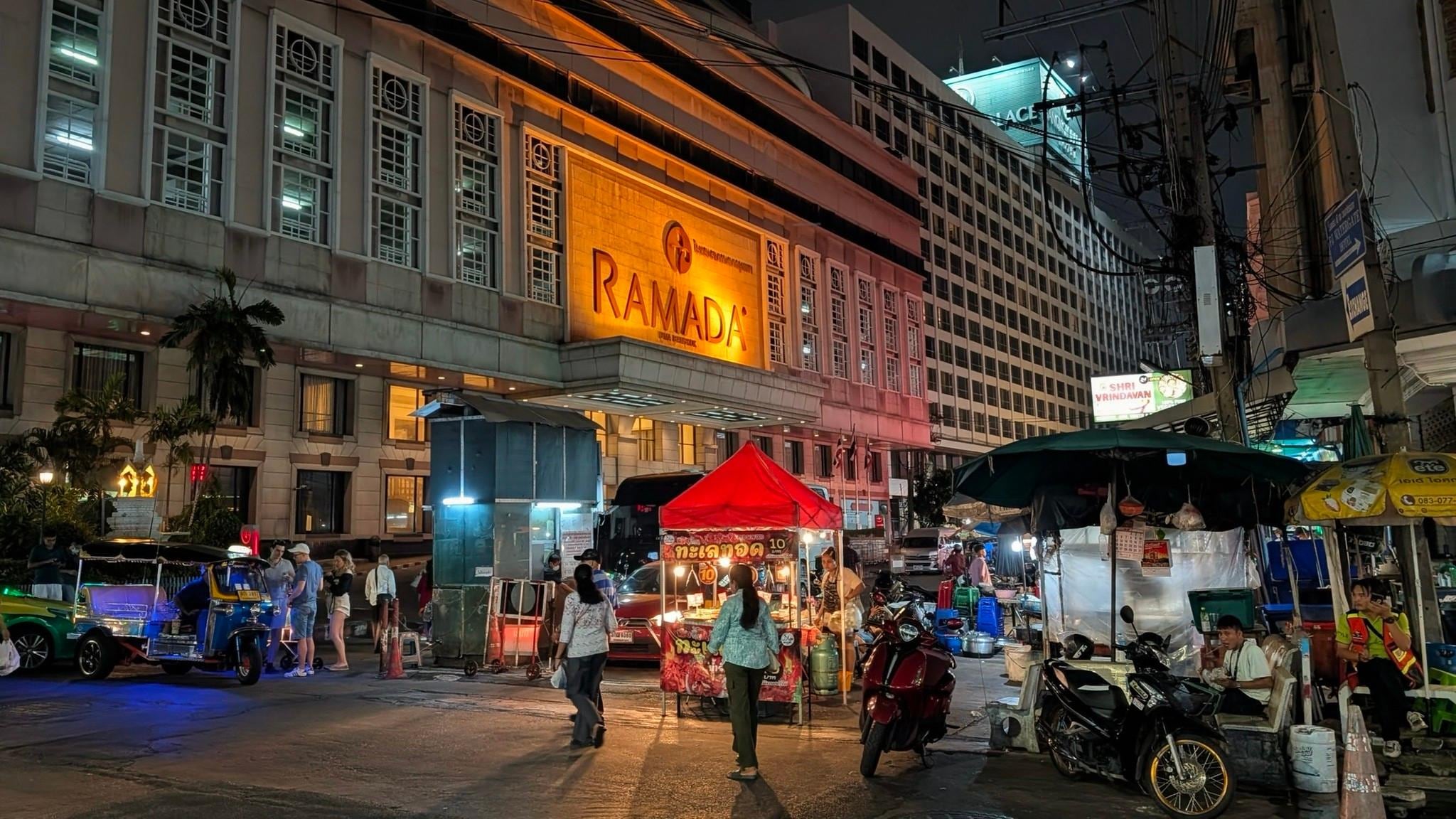 Night view from front.