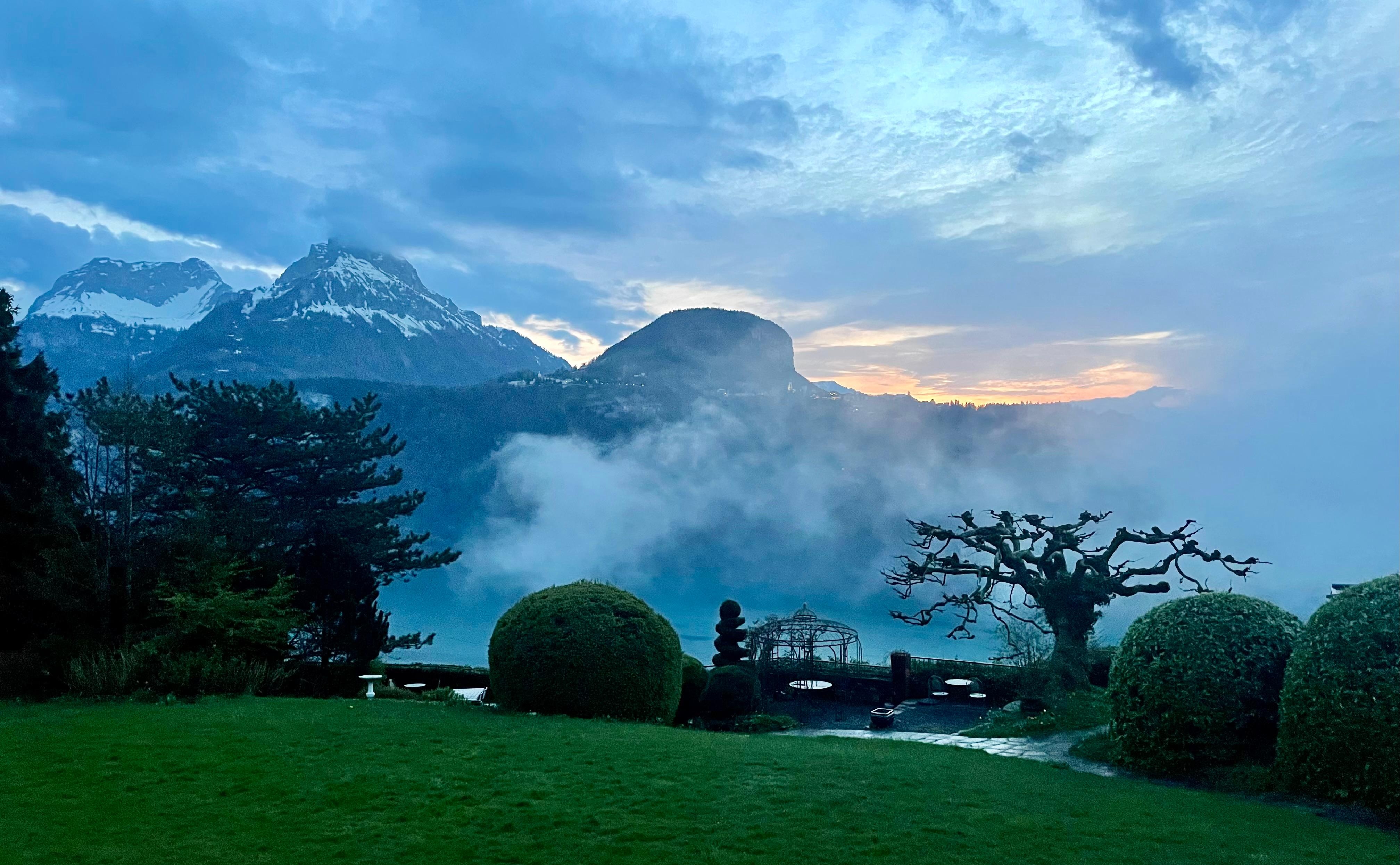 View from the balcony 