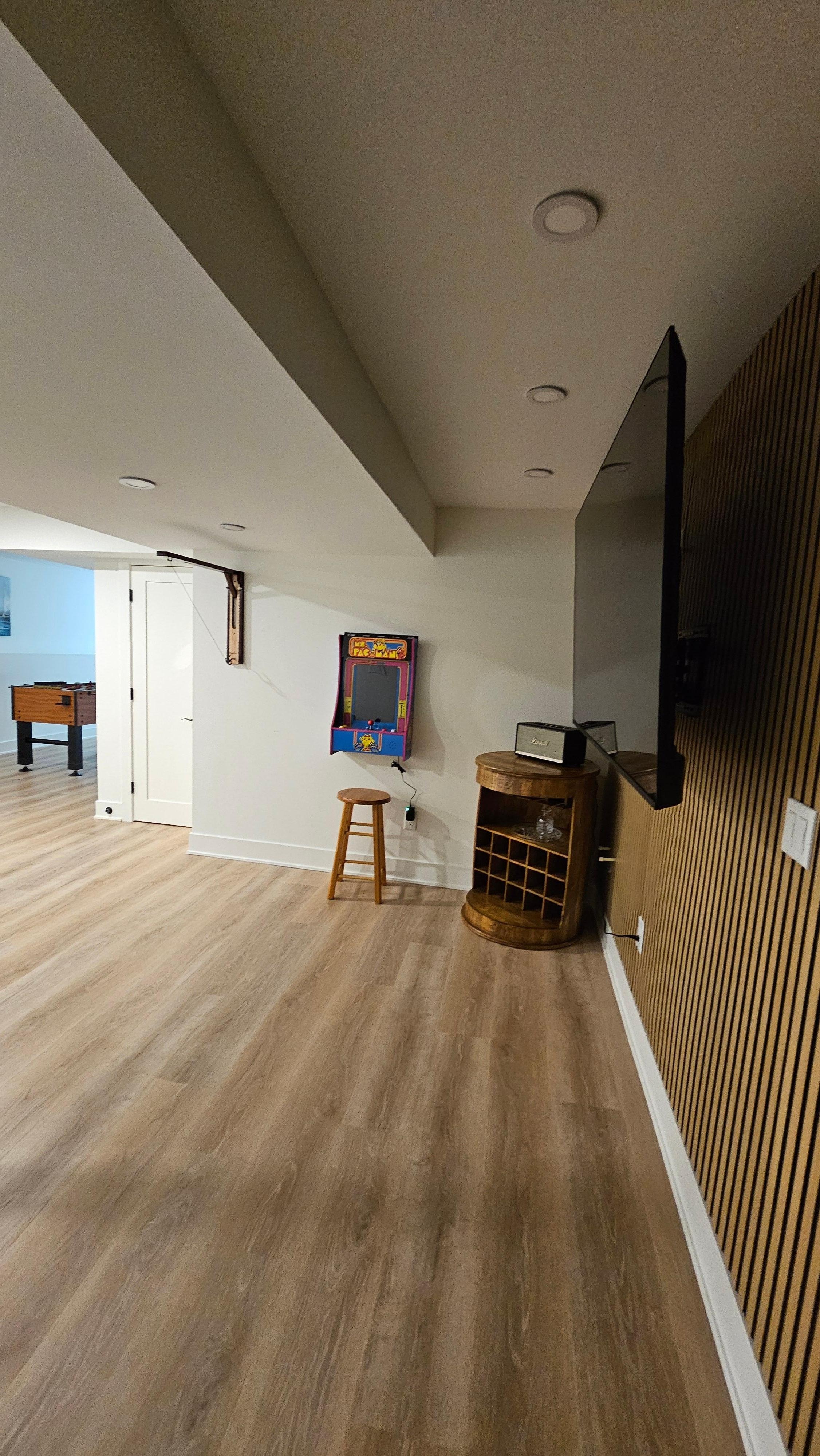 Entertainment in the basement 