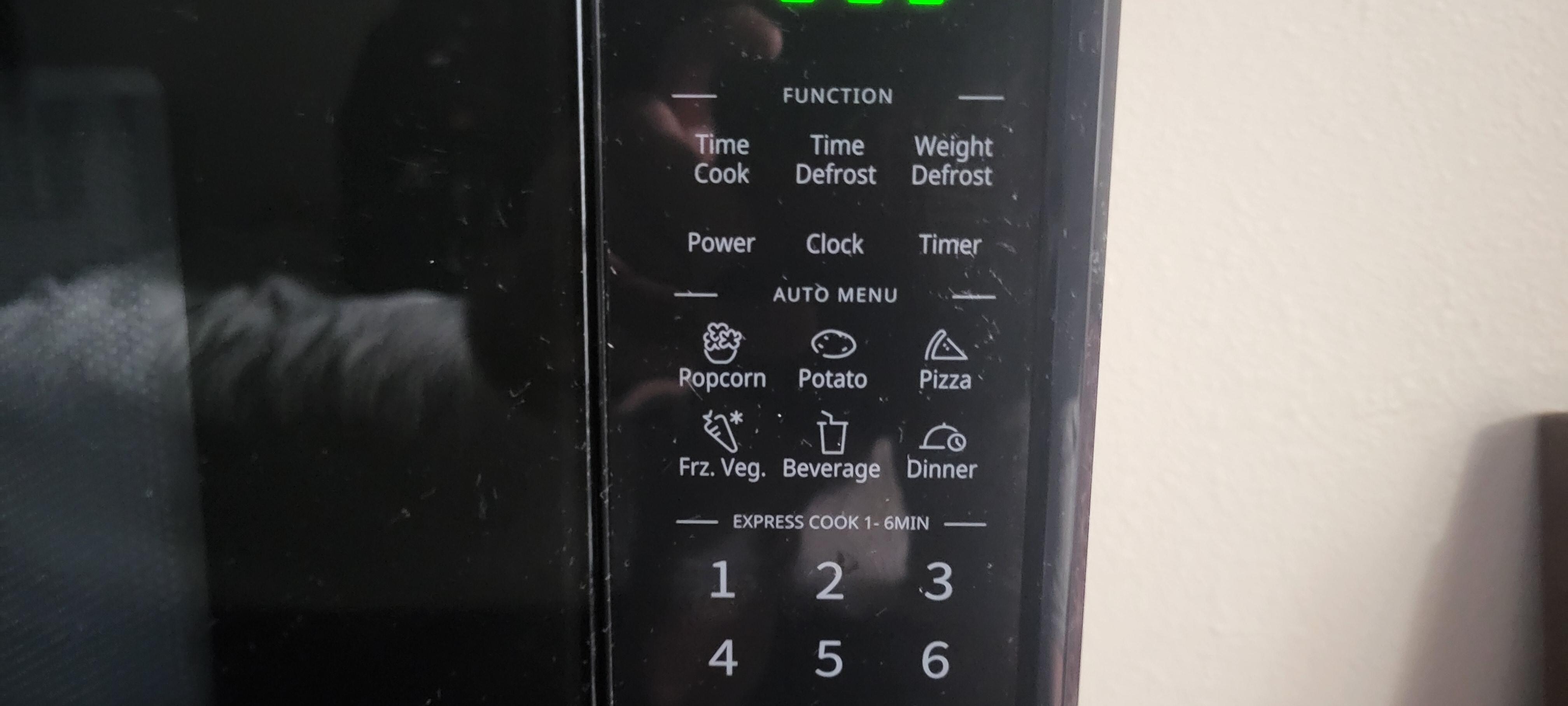 Popcorn setting on microwave