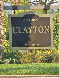 Clayton is about 10 min away