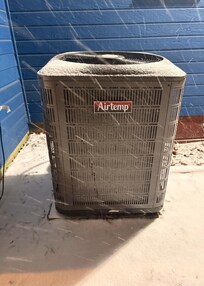 The outside HVAC unit that wasn't running. The fan wouldn't even kick on.