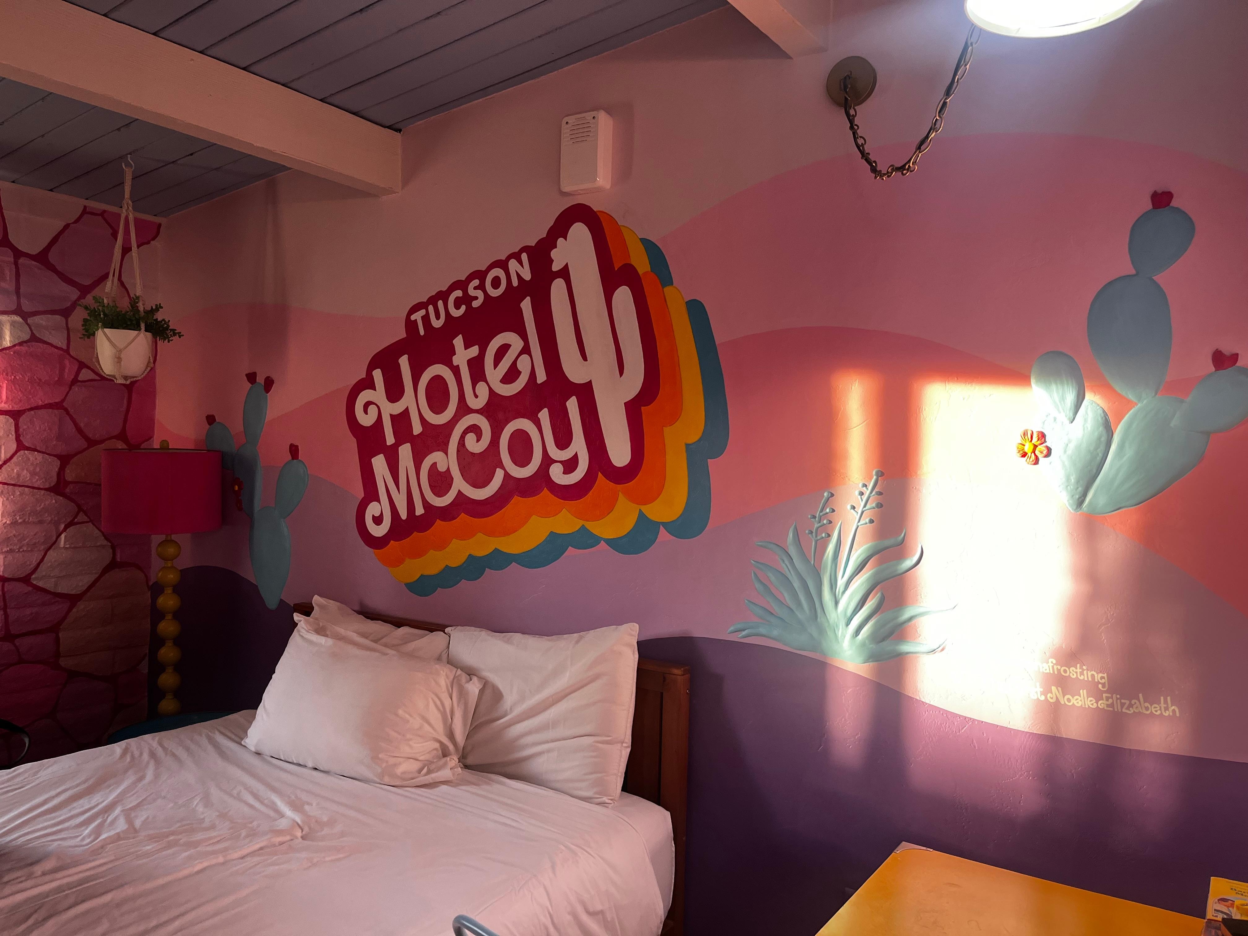 Our cute themed room. 