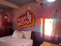 Our cute themed room.