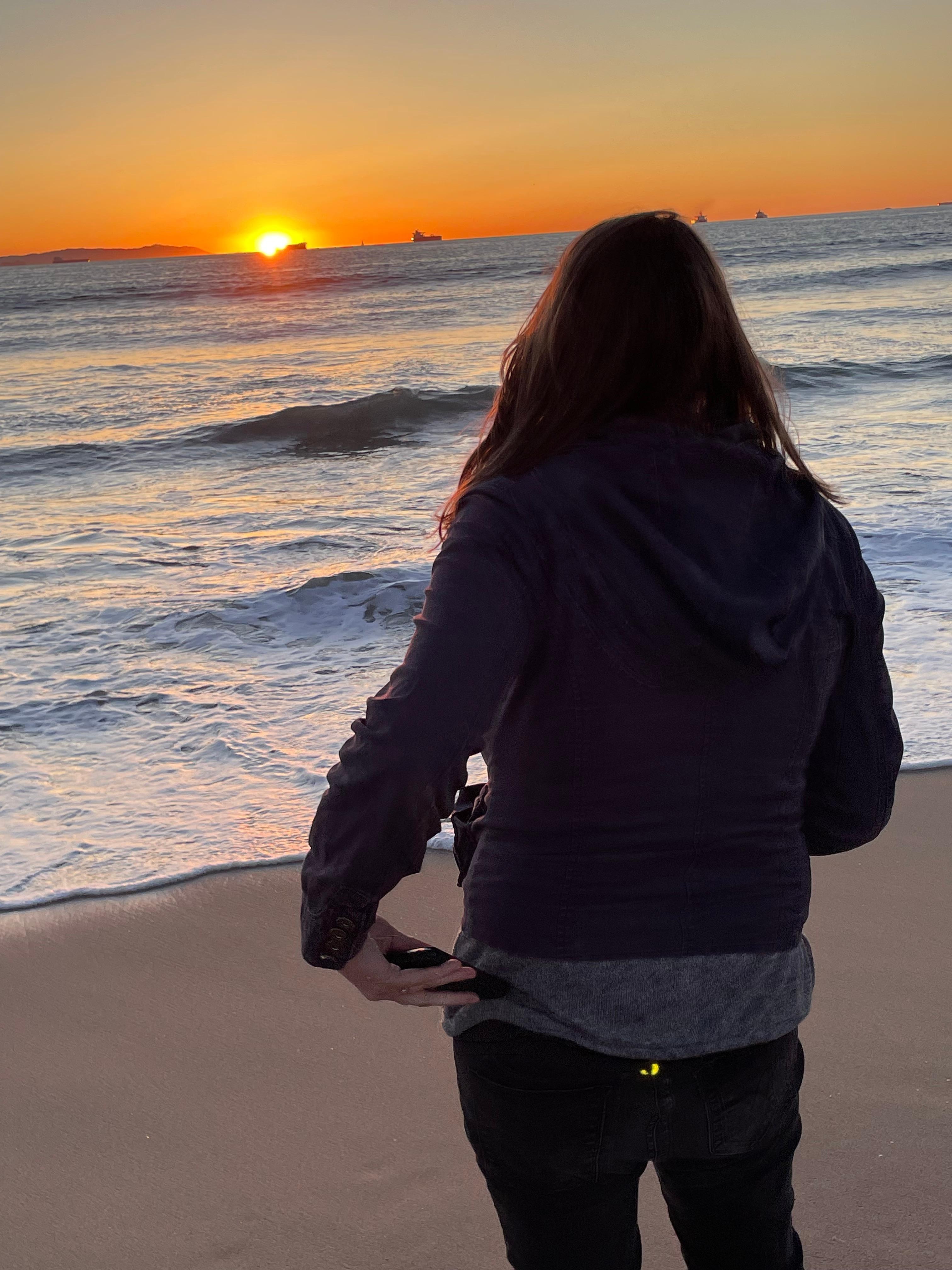 Directly in front of property