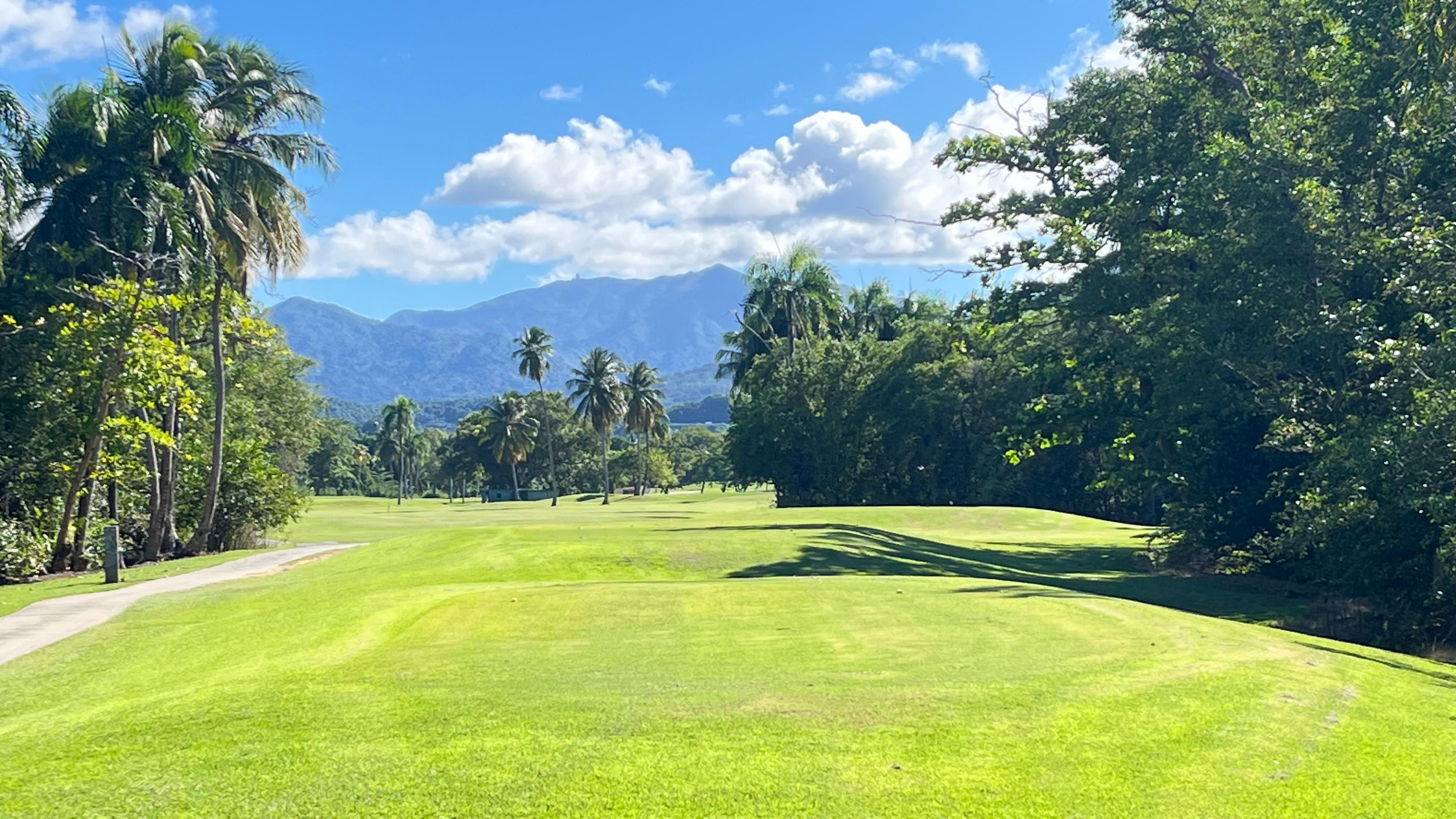 Golf course view of El Yunque 