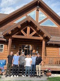 The boys checking out! Yeeee - Hawww.