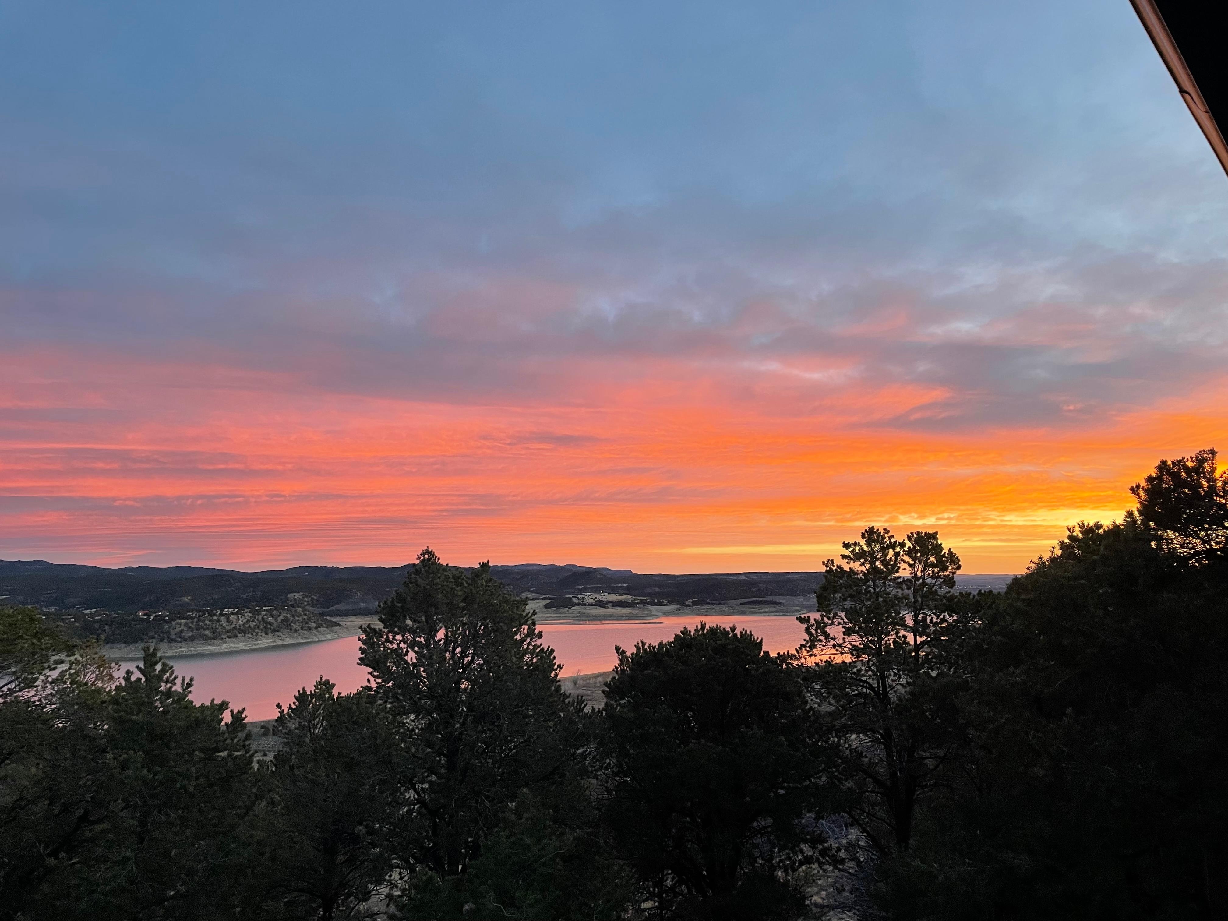 Morning sunrise over Trinidad 