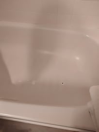 Bath tub chips