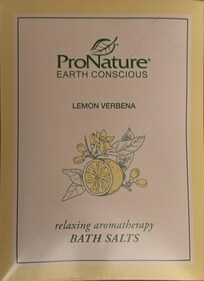 I didn’t have the opportunity to use the bath salts in the gorgeous deep bathtub so I brought them home.