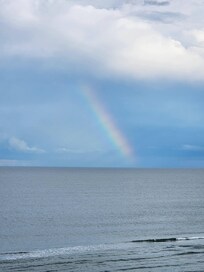 Rainbow over the ocean