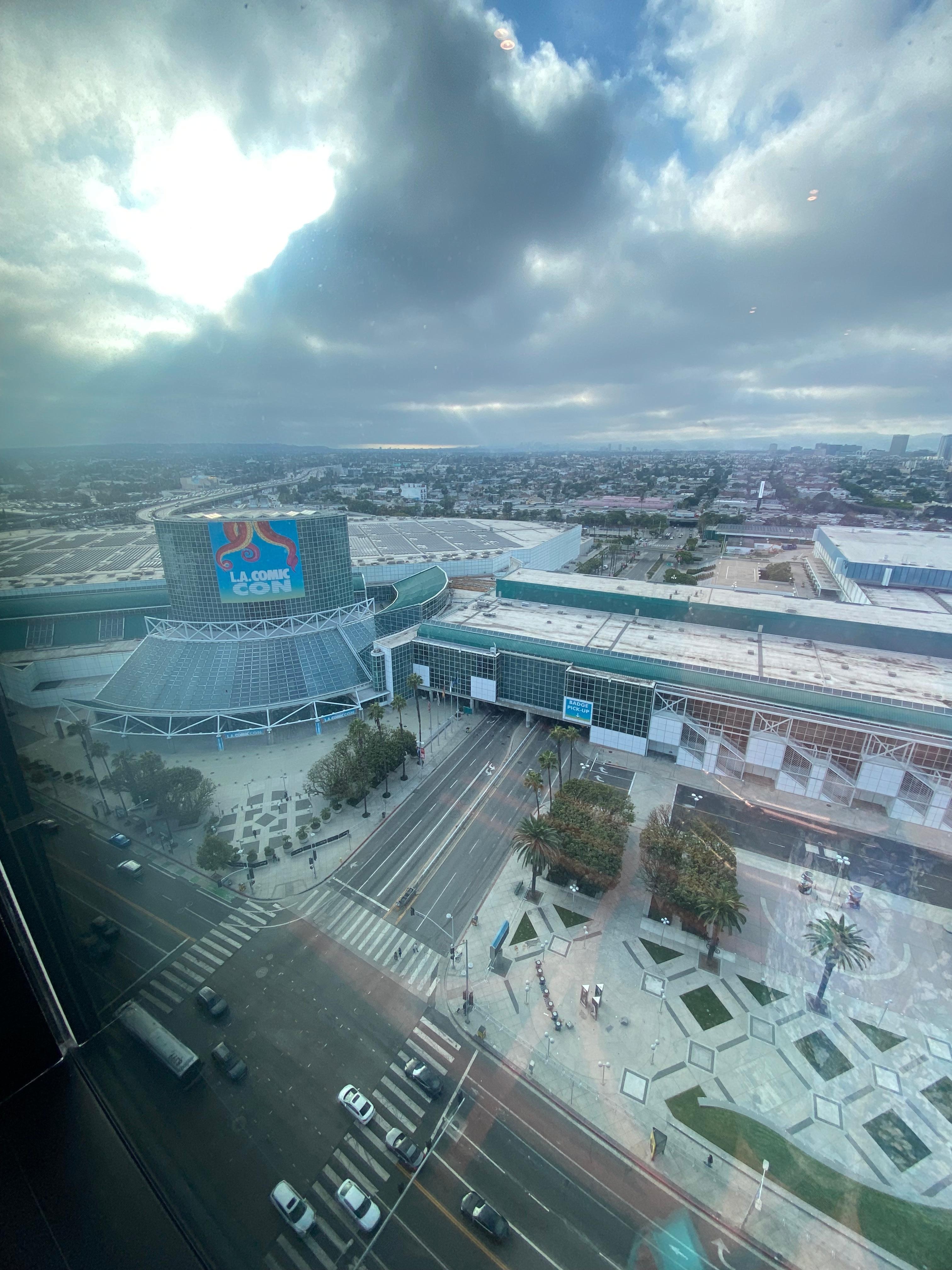 views from the 19th floor - LA Convention Center - Comic-Con