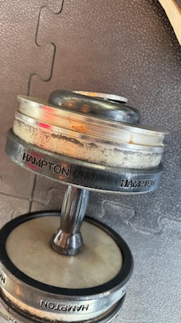 Beat up broken dumbbells.  Almost all like this.