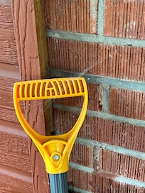 The spider seems to be making webs all over the place.