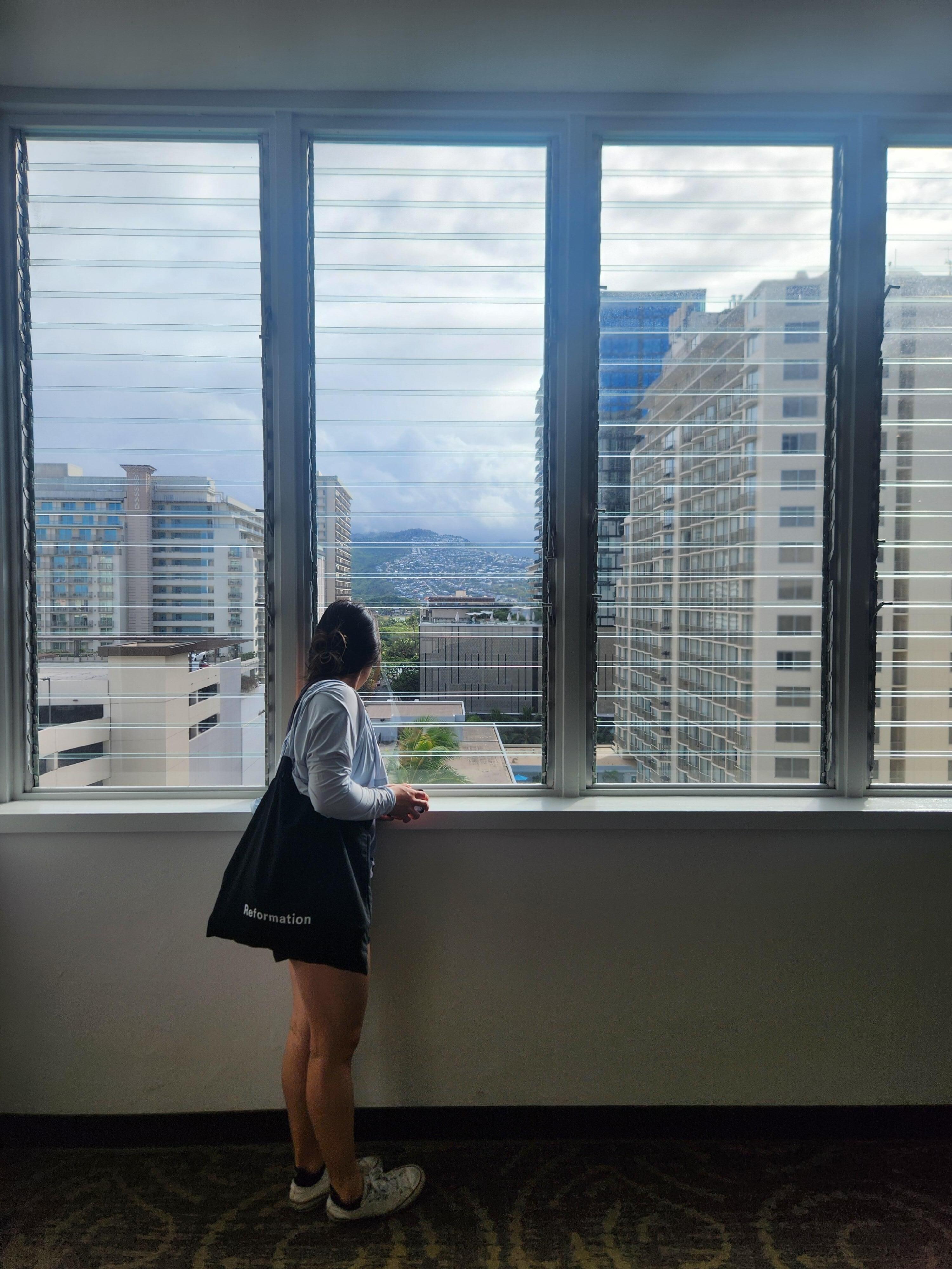 View waiting for the elevator 