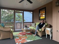 Morning coffee on the patio