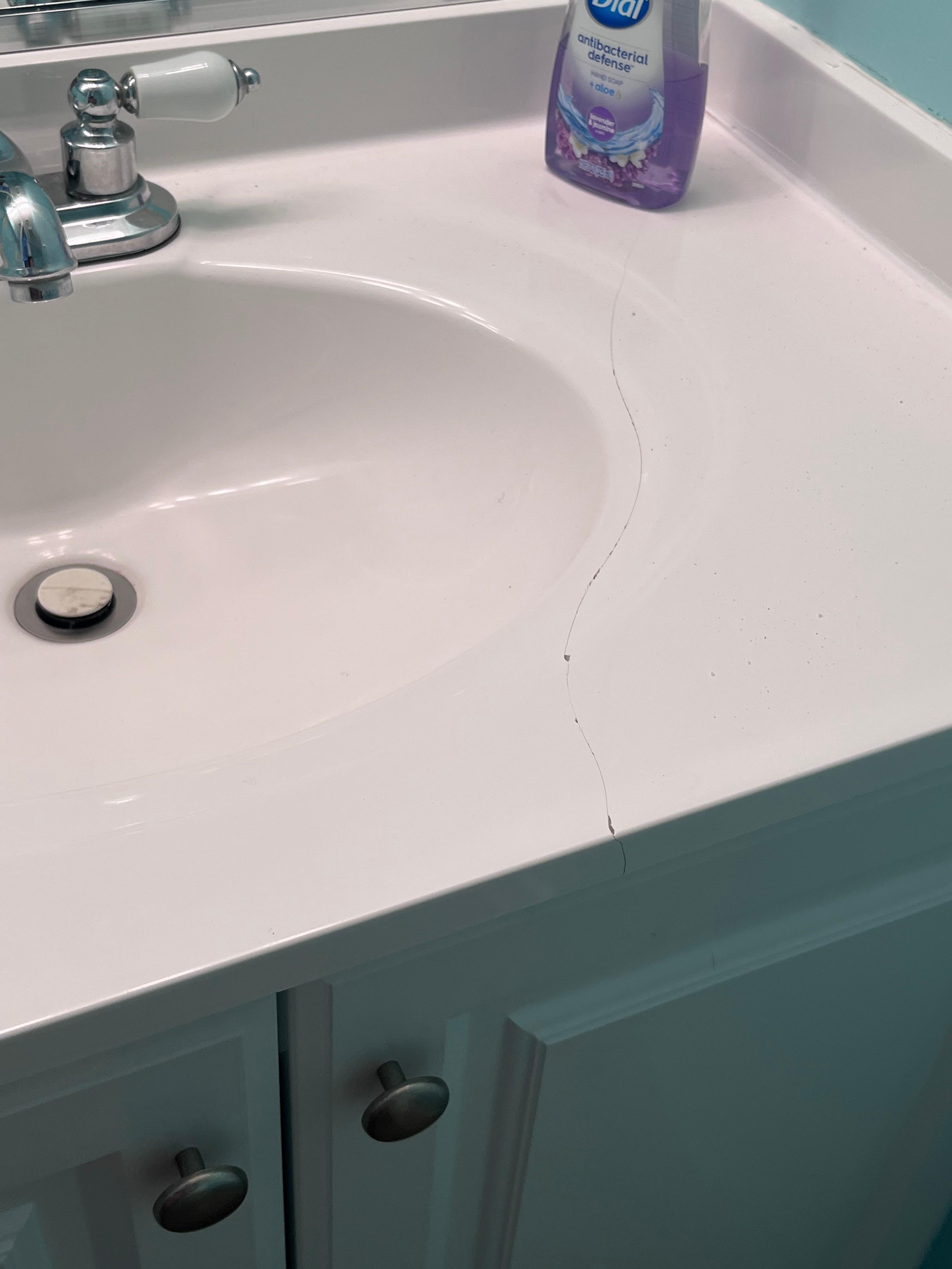 Cracked countertops