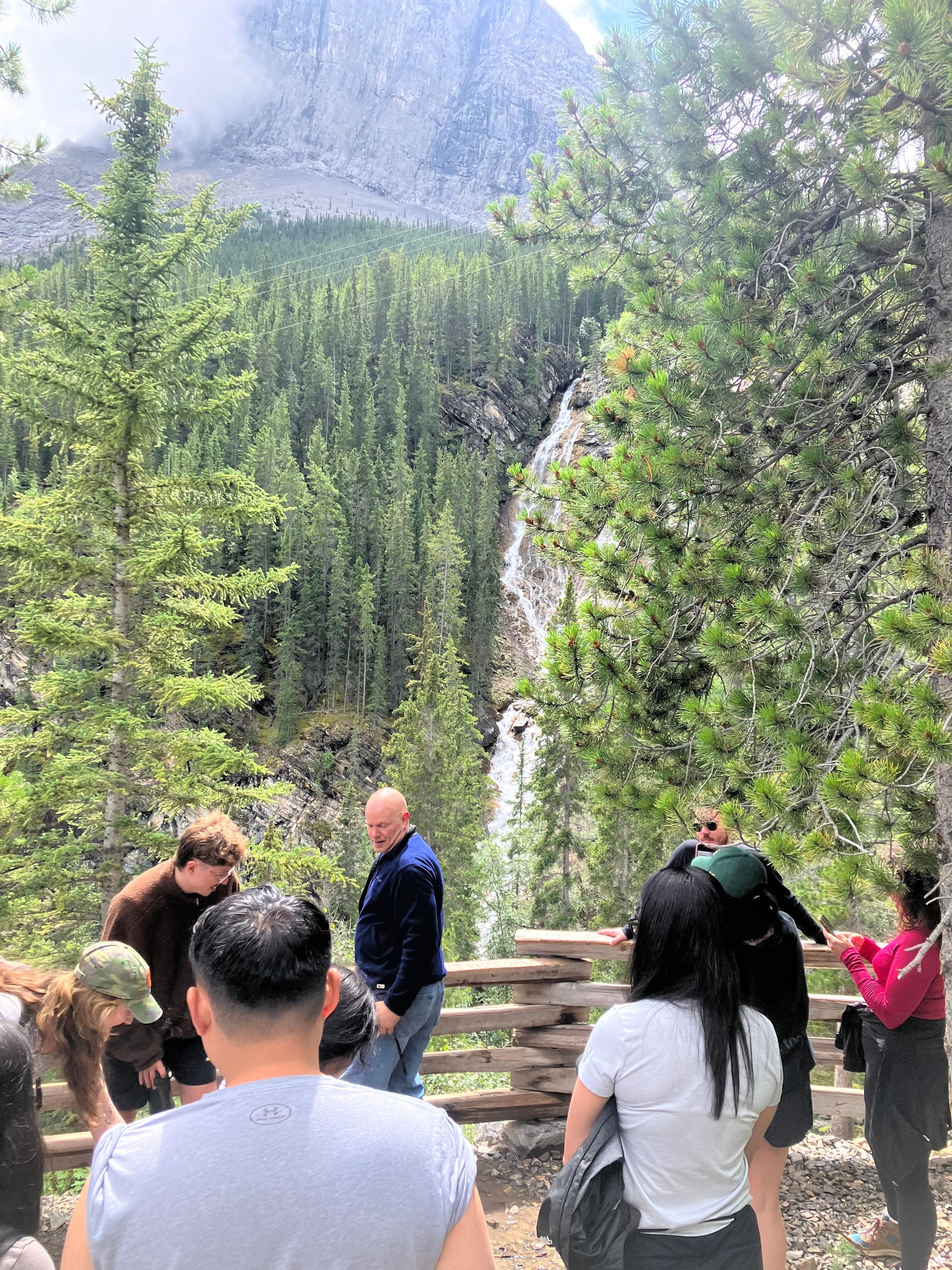 Falls at Grassi Lake