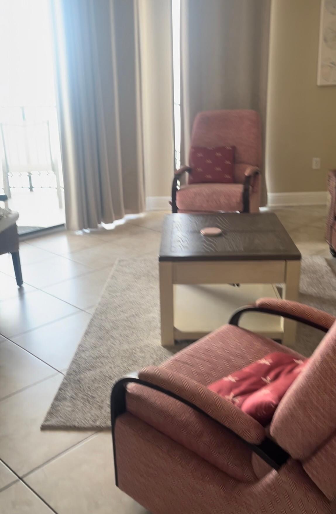 The living room