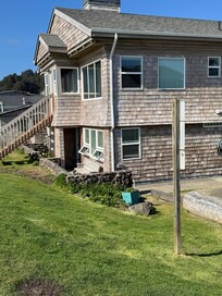 Front of the building facing the beach