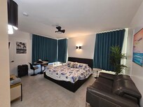 Bedroom/living room area.