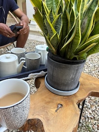 Additional sitting area where we had our coffee every morning