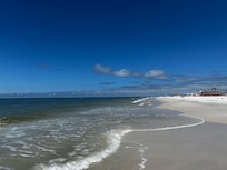 The beach