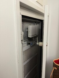 air filter system not secure and very dirty