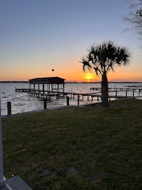Sunset from the lovely back porch