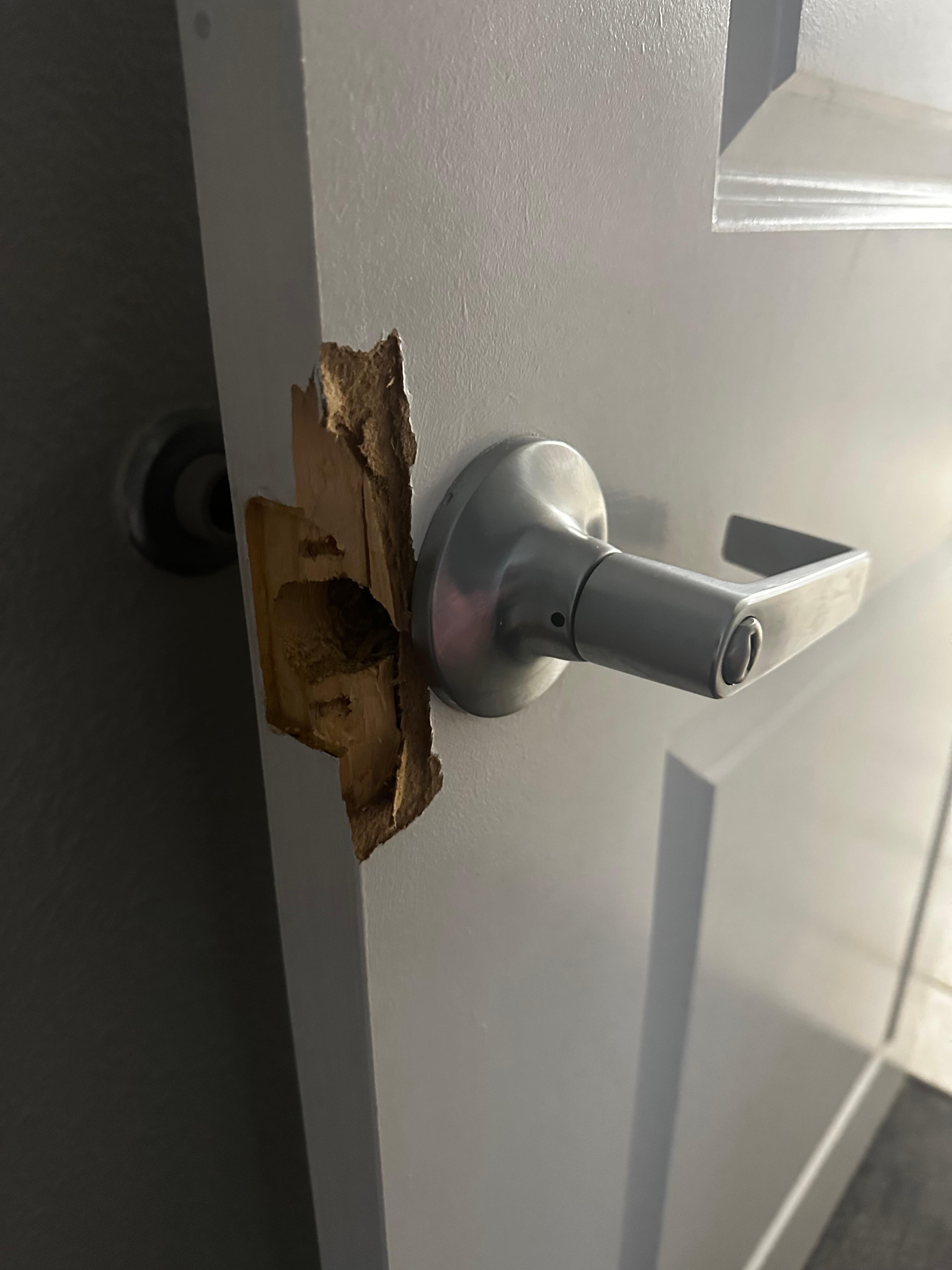 Hope you don’t like privacy or want to lock your bedroom door. 