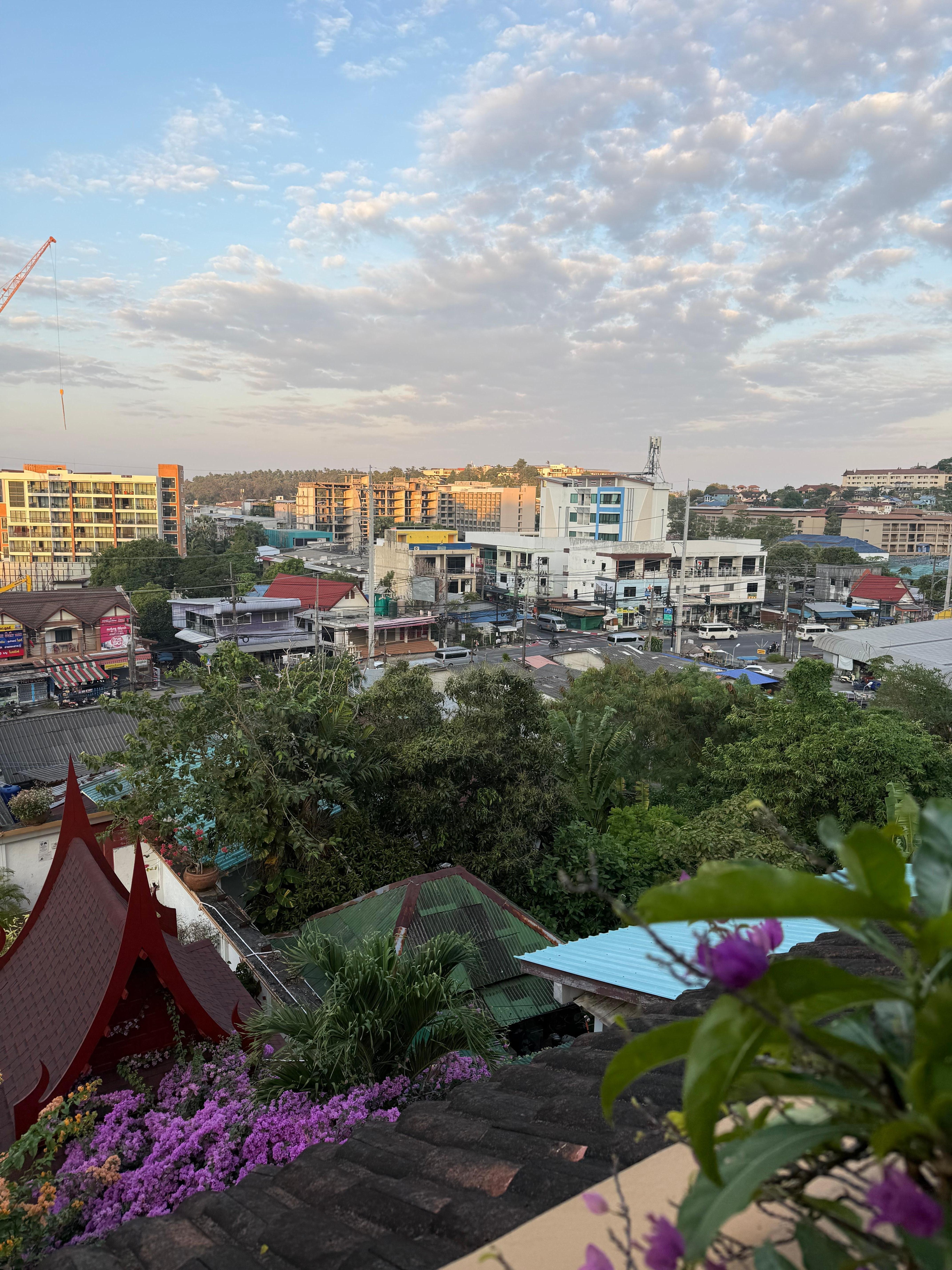 The view from our room