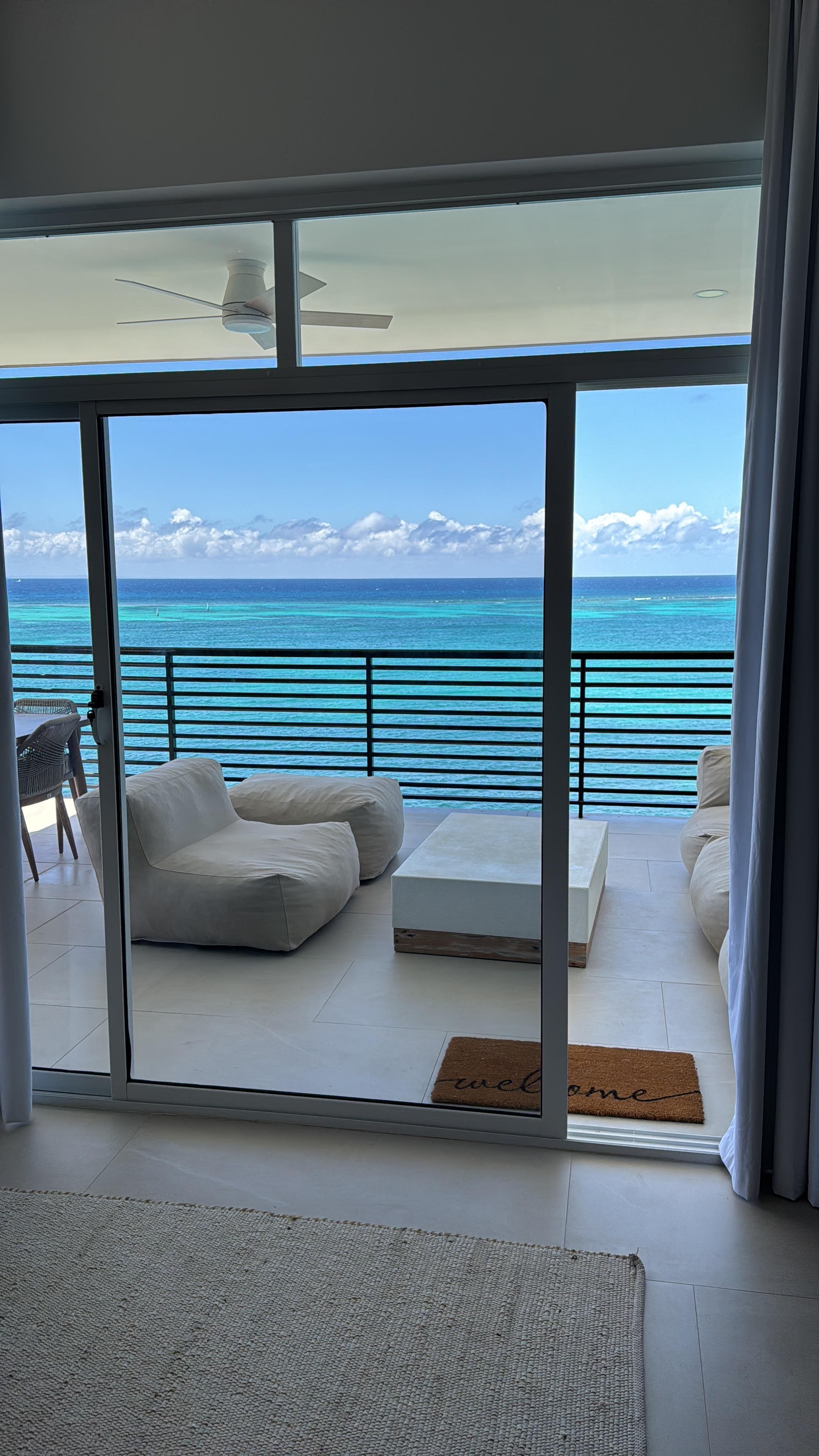 View from the balcony 