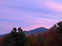 Sunset sky on the deck
