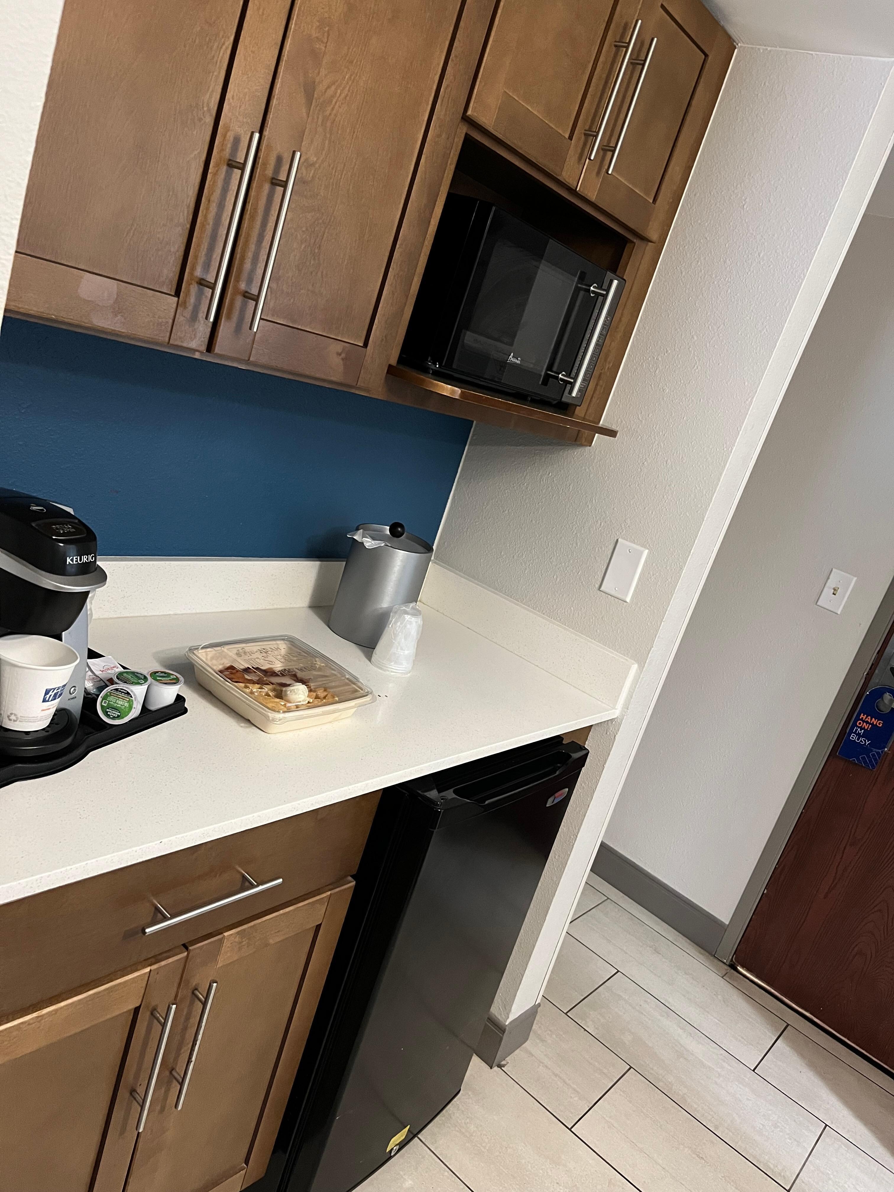 It was clean. Again, that’s the best you can ask for at a hotel I suppose