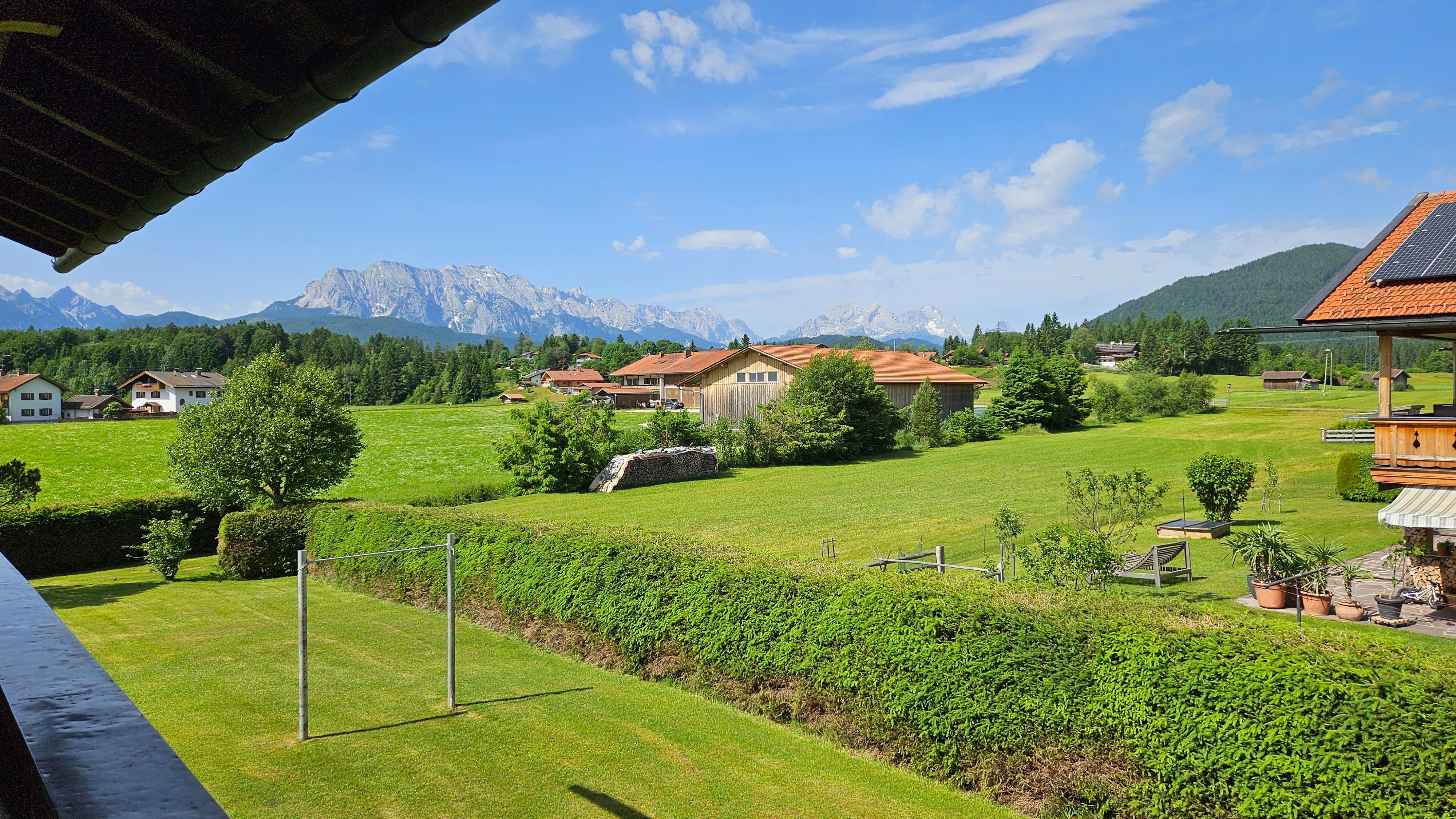 Aussicht vom Balkon