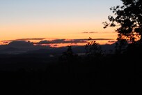 Sunrise off the deck.