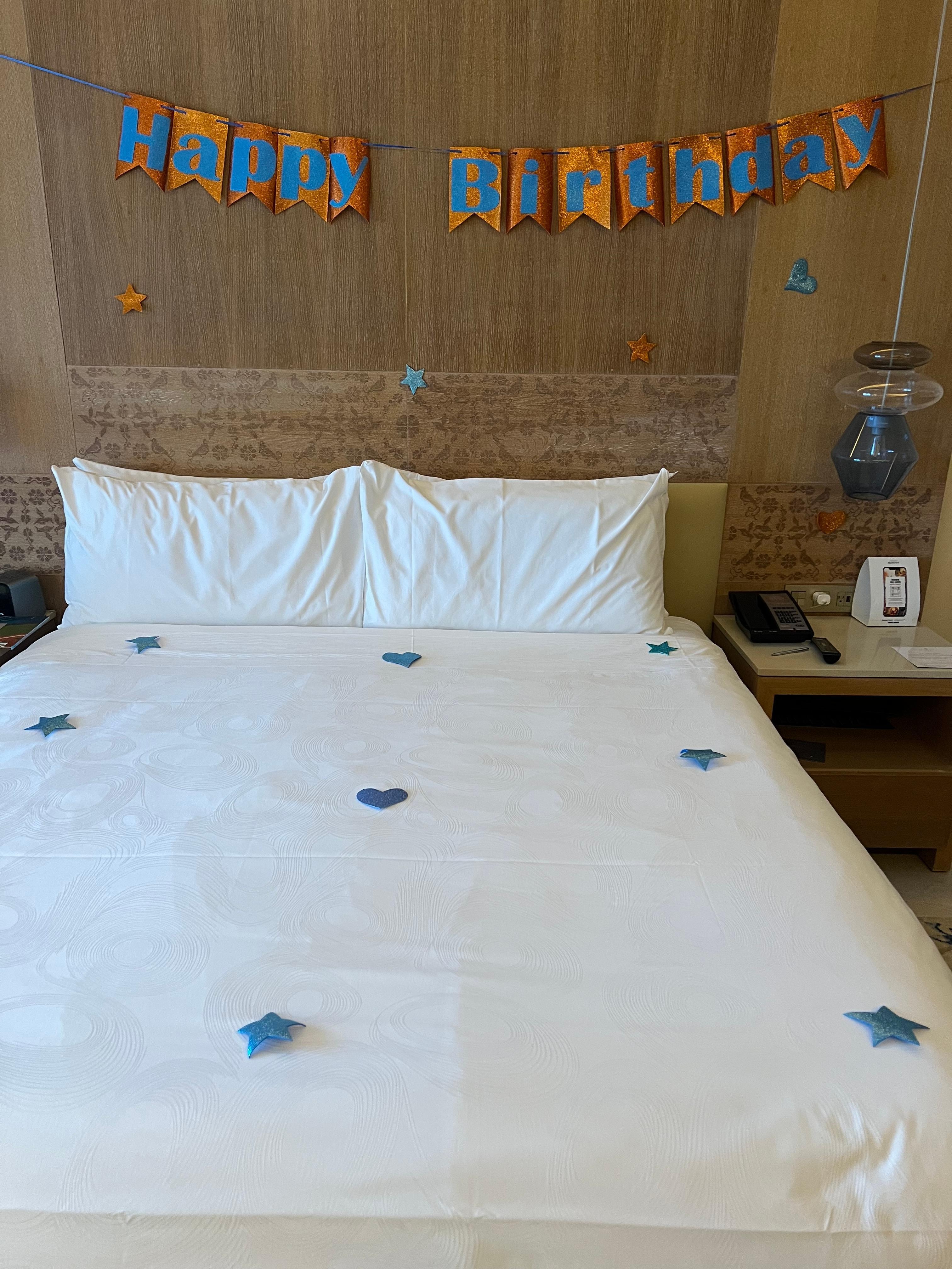 Appreciated the birthday decor! 