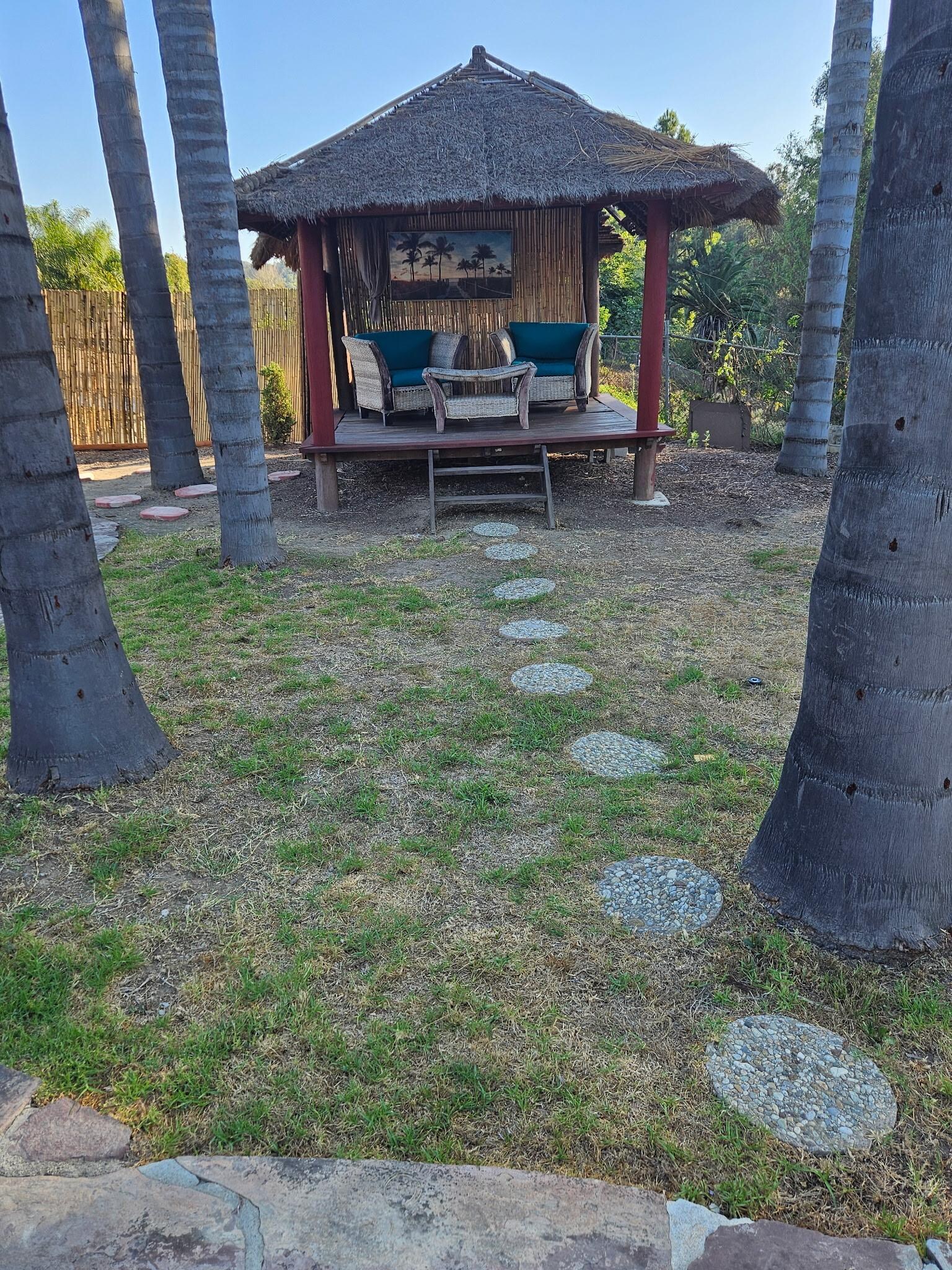 Cabana unsafe as floor is about to cave in