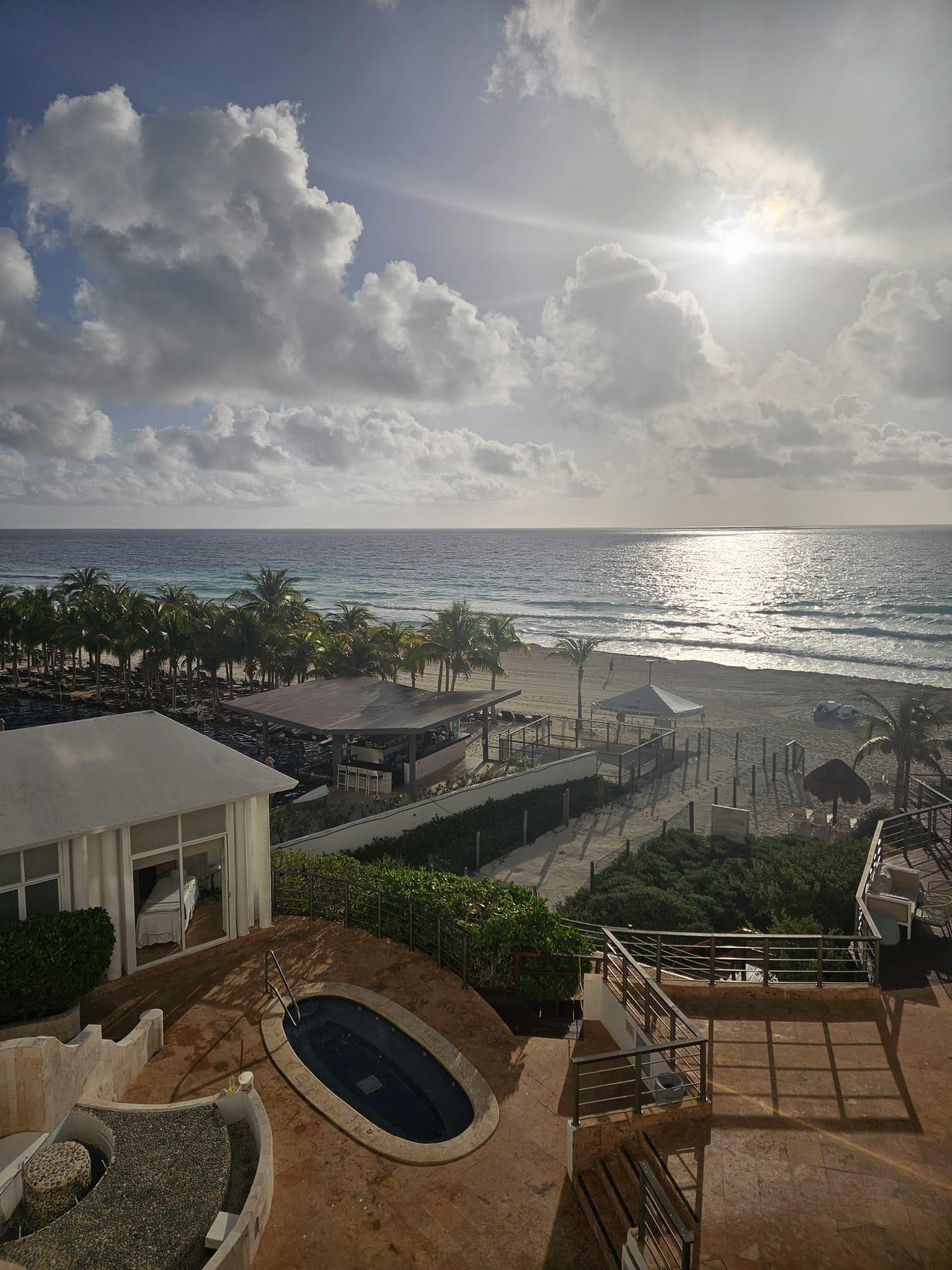 Esa era nuestra vista desde el balcon