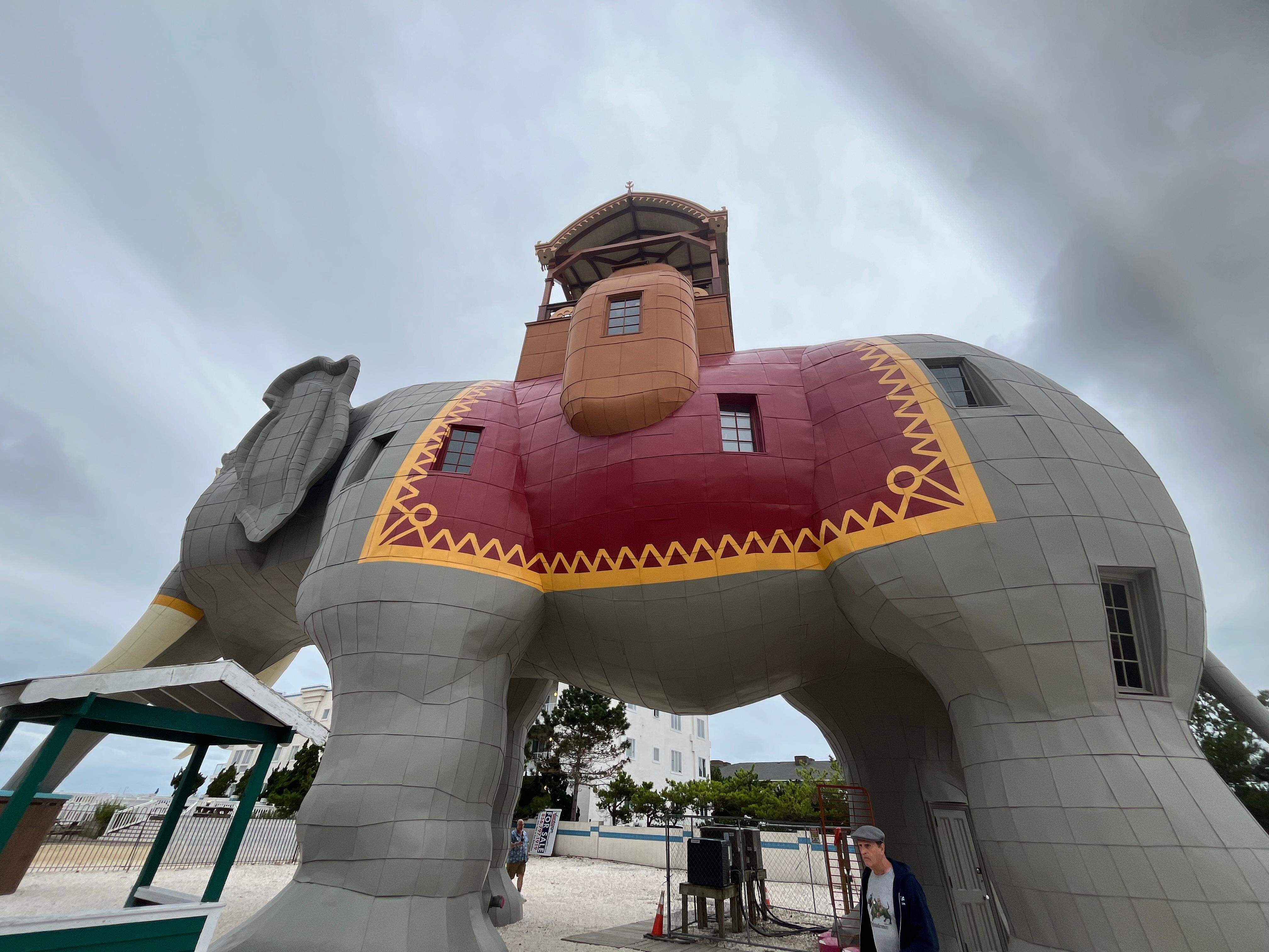 Lucy the Elephant in Margate - an awesome relic to visit. You can go inside the elephant.