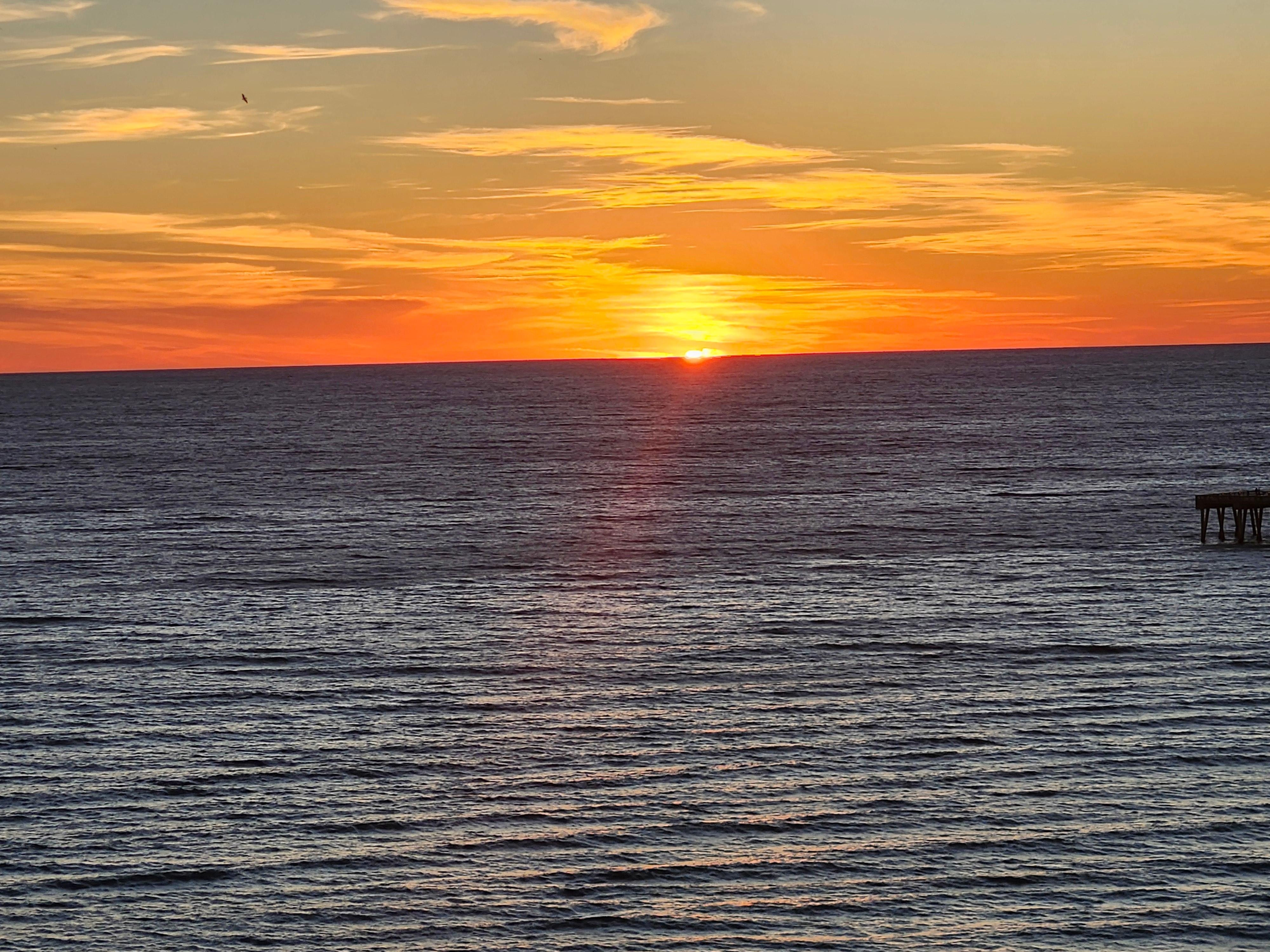 Sunset from the balcony