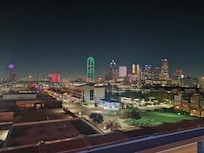 View from rooftop bar