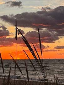 Sunset with Chicago skyline