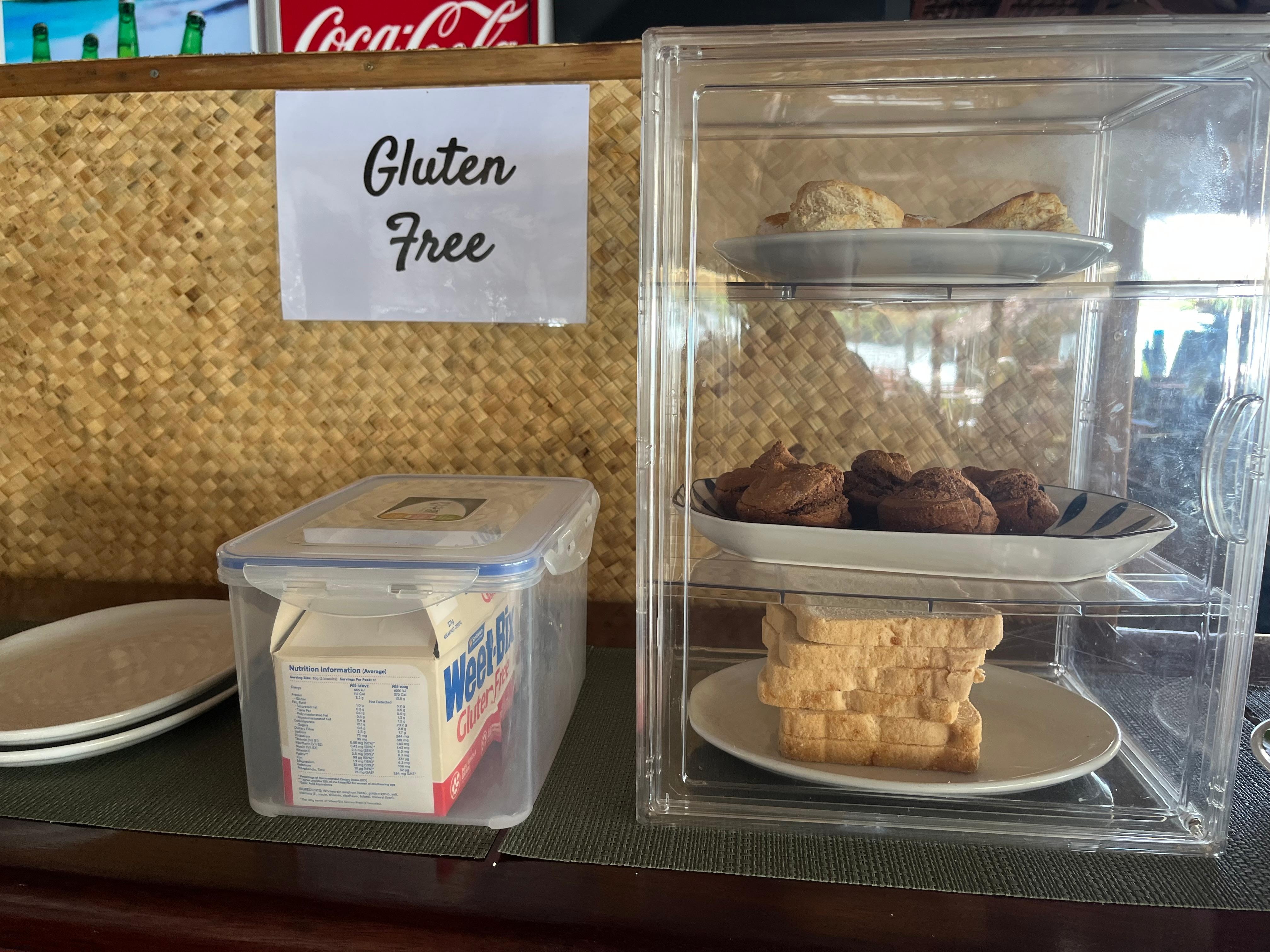 Good gluten free options for breakfast (not sure if celiac safe)