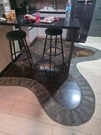 The design in the floor was Awesome ‼️