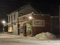 Nightscape Down the Street