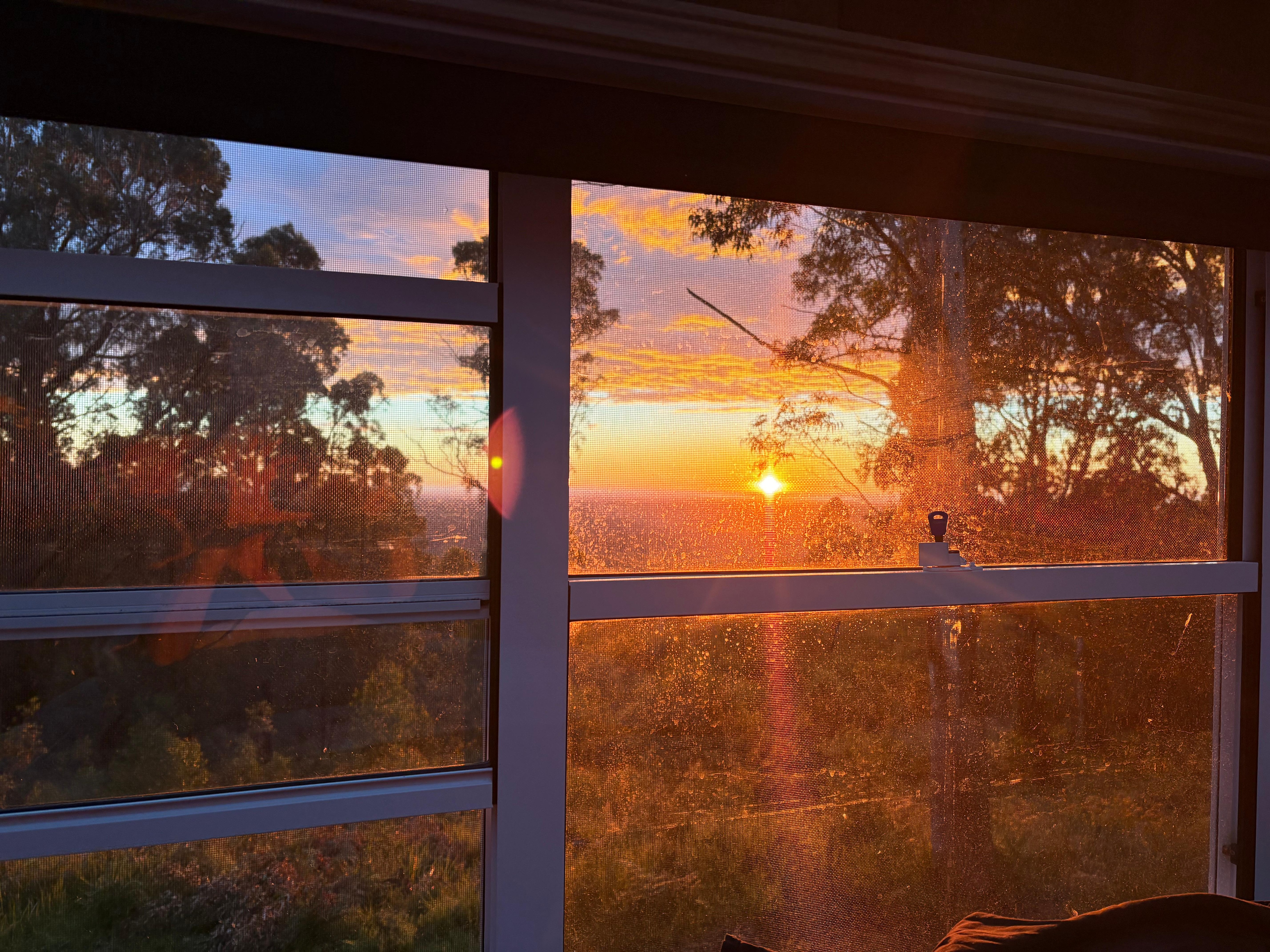 Wake to a wonderful sunrise and birds