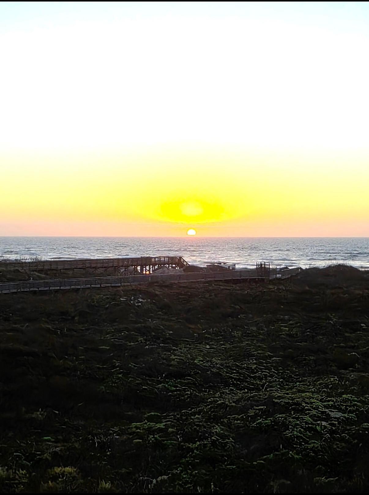 Sunrise from balcony