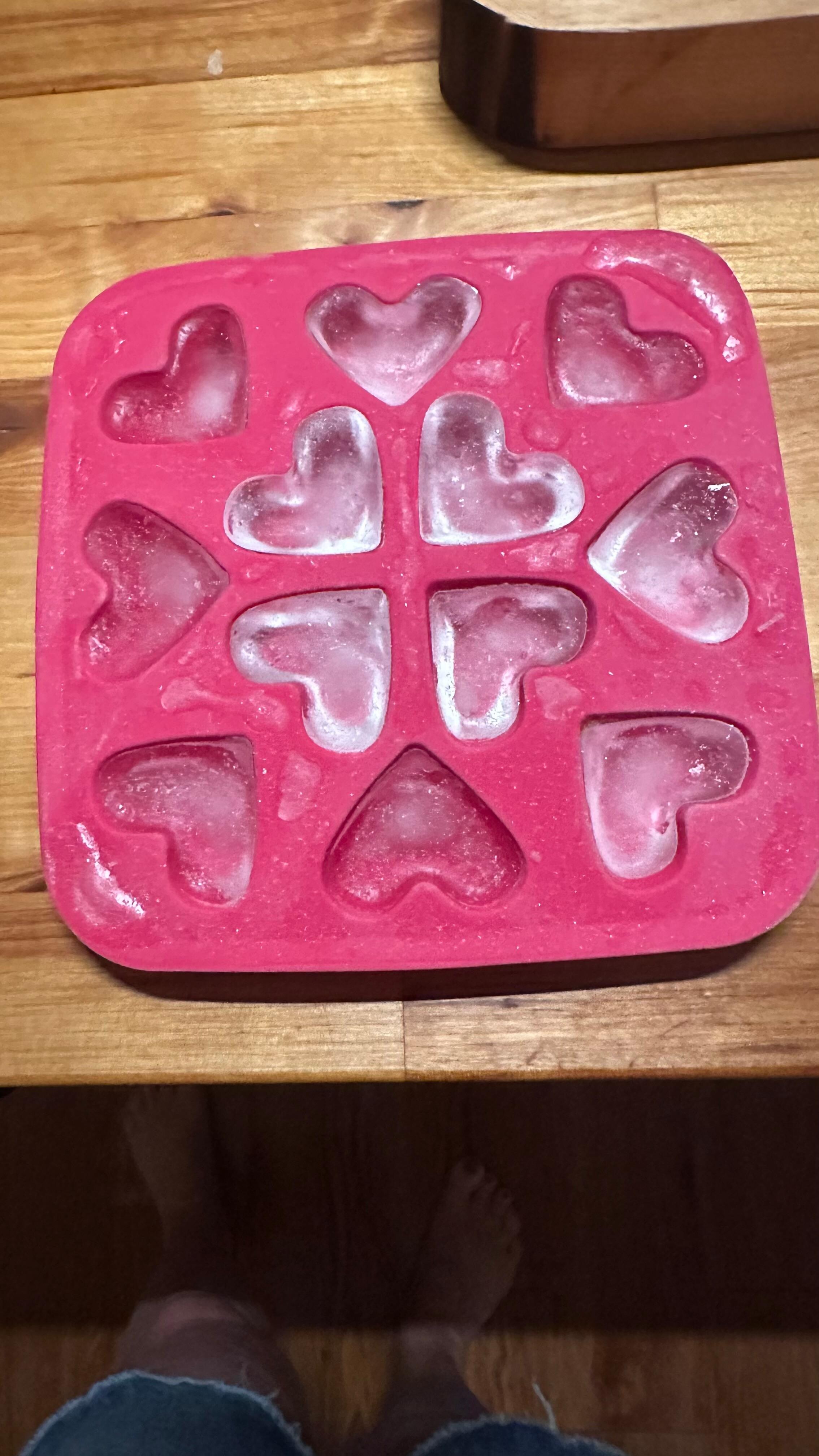 Loved the heart ice tray