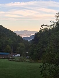 Mountain view from porch
